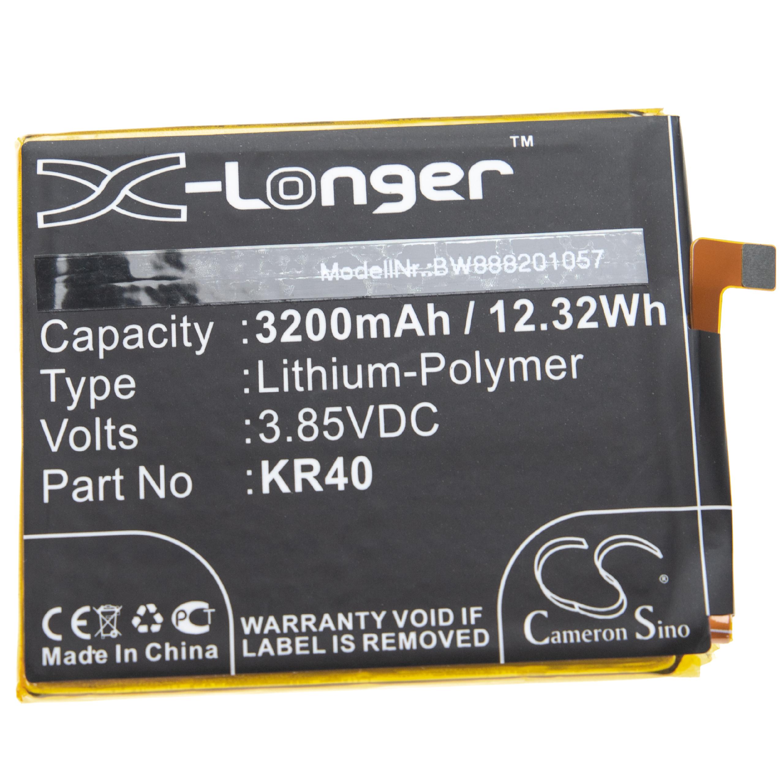 Bateria vhbw para Motorola Moto G8 / One Vision / One Action (3200 mAh, 3.85 V)