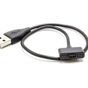 Cabo de Carregamento vhbw para Fitbit Ionic - 30 cm