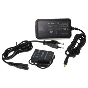 Carregador / Transformador vhbw para Câmara Nikon EH-5, EH-5A + Acoplador DC - 2 m, 9 V