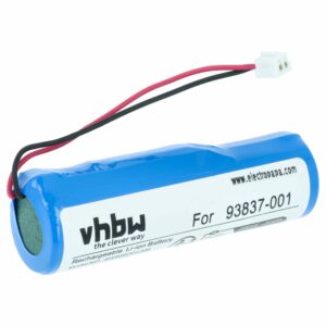 Bateria vhbw para máquina de barbear Wahl 93837-001, 93837-200 - 2600 mAh 3.7 V Li-Ion
