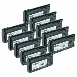 Bateria vhbw para rádio Motorola PMLN6394A / XT420 / XT460 - 3500 mAh 3.7 V (10 unidades)