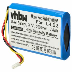 Bateria vhbw para Rato Logitech MX1000, M-RAG97 (2000 mAh, 3.7 V, Li-Ion)