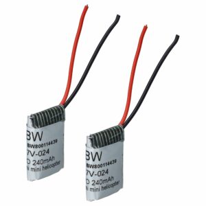 Bateria vhbw para Drone Syma - 240 mAh 3.7 V Li-Ion (2x)