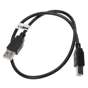 Cabo Adaptador USB A para USB B vhbw para Impressora, Scanner e Fax - 0.5m