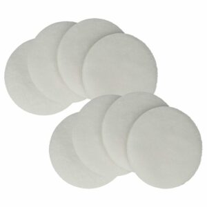 8x Filtro de Ar vhbw para Bosch Vent 2000 D - Classe G3, Branco