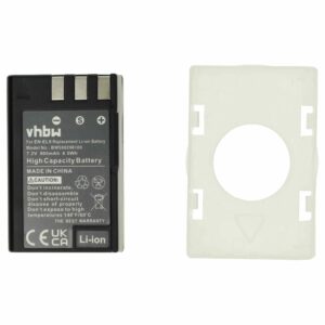 Bateria vhbw para Nikon EN-EL9 / EN-EL9a / EN-EL9E - 900mAh, 7.2V, Li-Ion