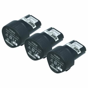 3x Baterias vhbw para Makita 194551-4, 194588-1 1500 mAh 10.8 V Li-Ion
