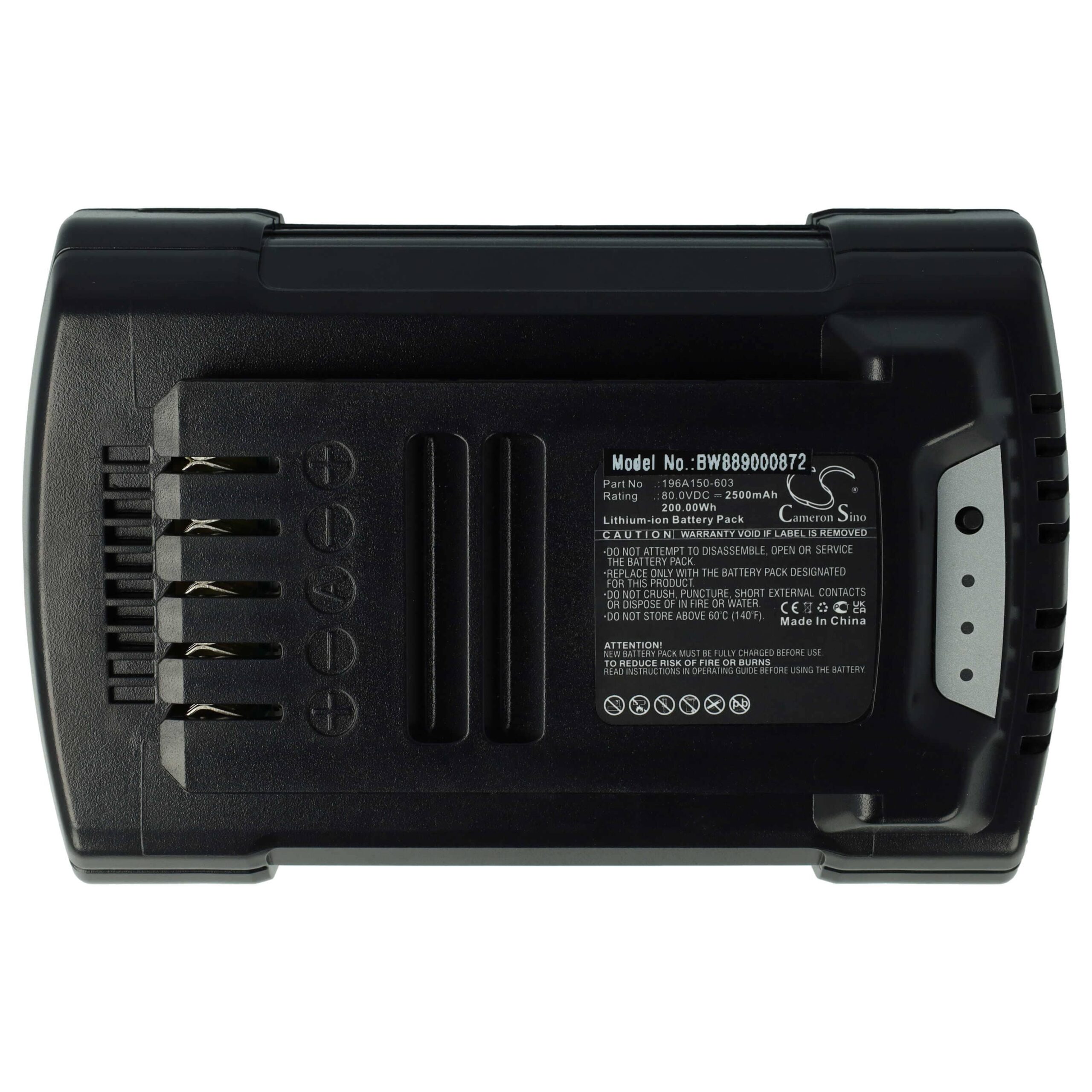 Bateria vhbw 80 V 2500 mAh Li-Ion para Cub Cadet LH3 EB, EH, ET, LM3 E37, E40 - Image 3