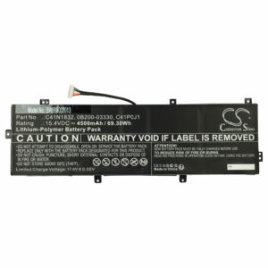Bateria para Portátil vhbw para Asus (4500 mAh, 15.4 V, Li-Polímero)
