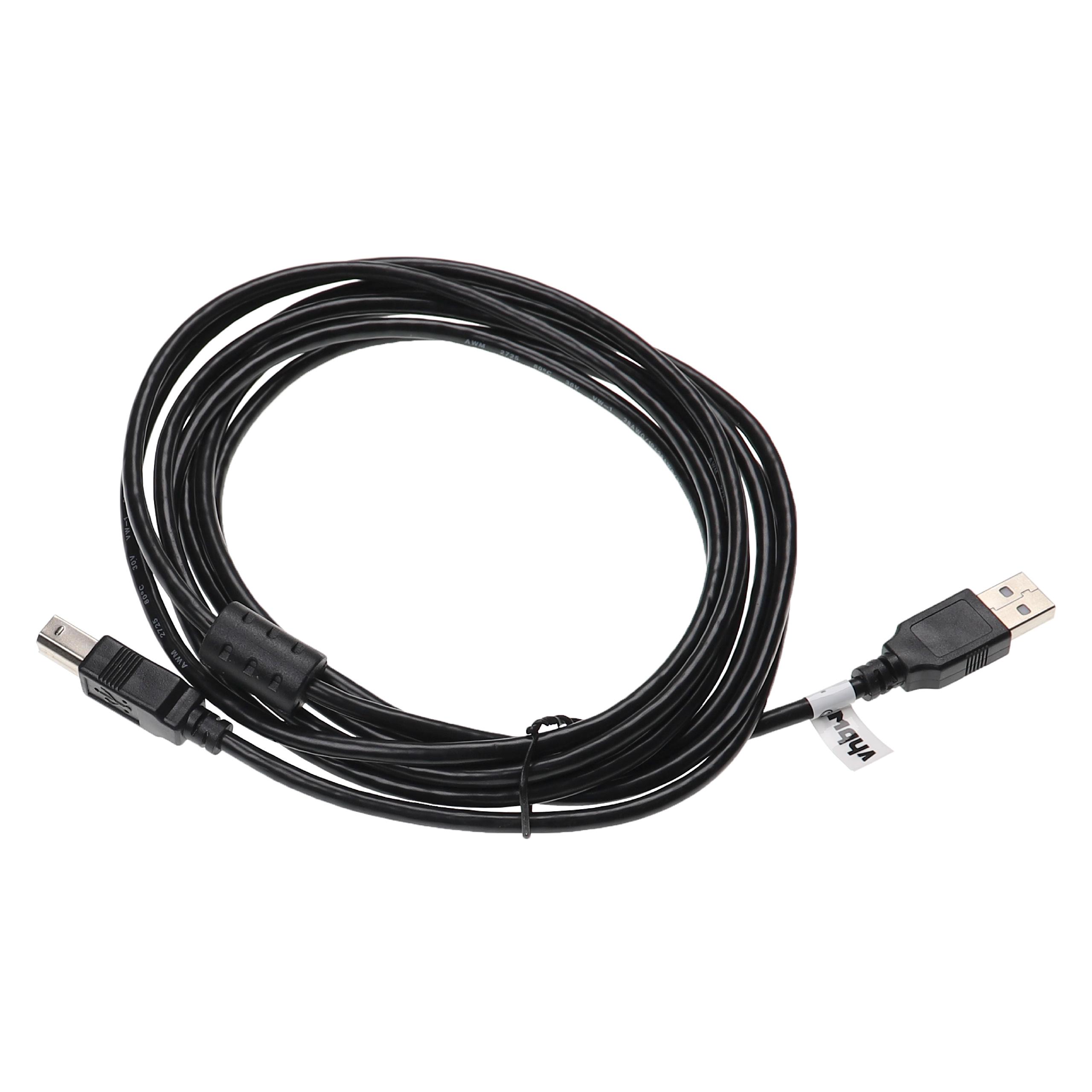 Cabo Adaptador USB A para USB B vhbw para Impressora, Scanner e Amplificadores Boss - 3m - Image 2