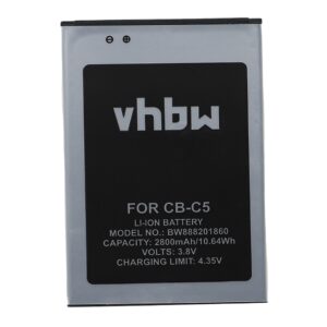 Bateria de Telemóvel vhbw para Cubot C5 - 2800 mAh 3.8 V Li-Ion