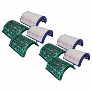 Conjunto de 4 Filtros vhbw para Purificador de Ar Dyson - Filtro HEPA, Carvão Ativado
