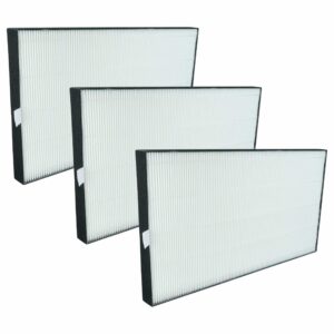3x Filtro HEPA vhbw para Purificador de Ar Sharp FZ-D60HFE
