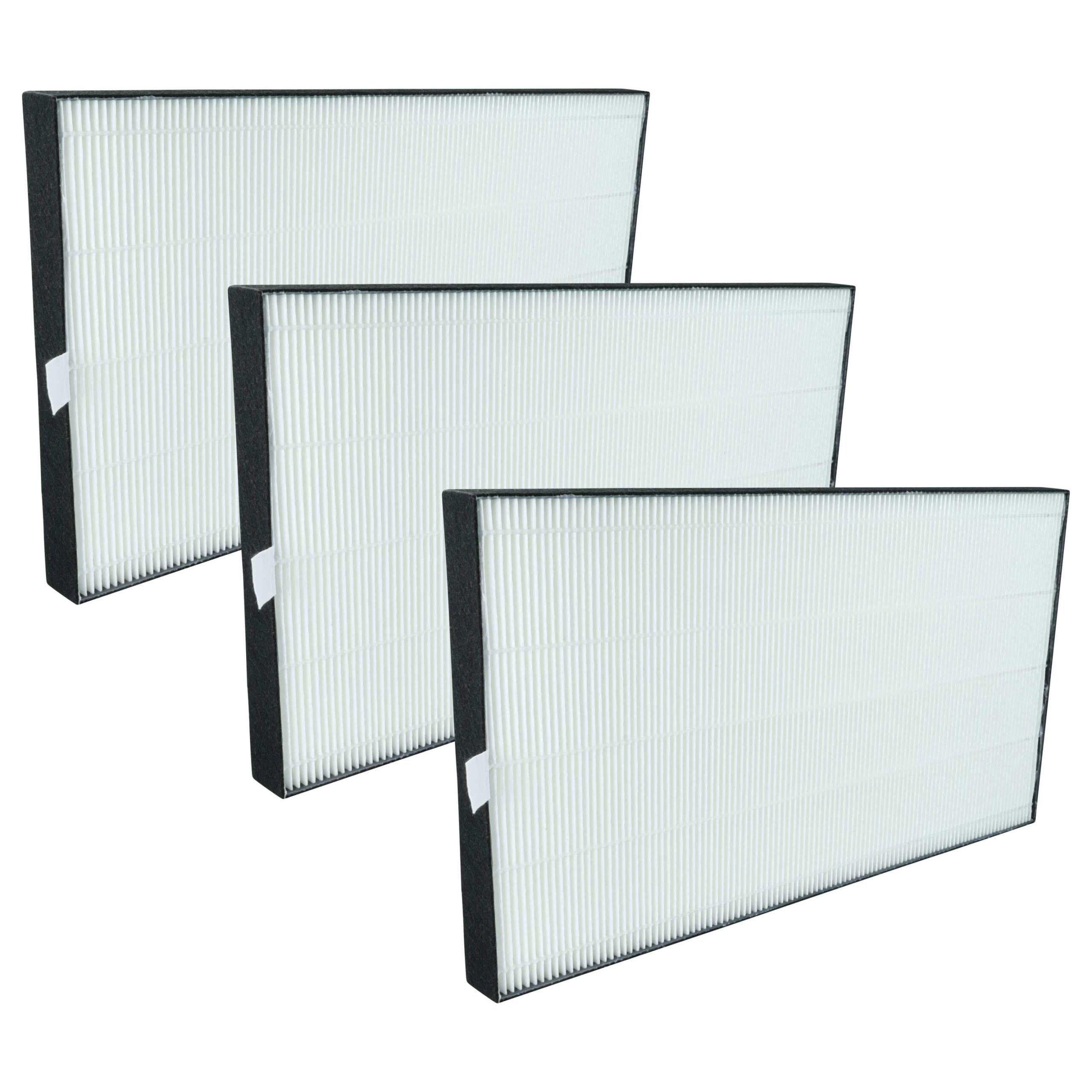3x Filtro HEPA vhbw para Purificador de Ar Sharp FZ-D60HFE