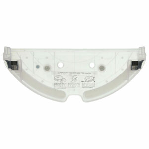 Suporte de Pano de Mopa vhbw para Aspirador Roborock S5 Max / S6 MaxV - ABS, Transparente / Preto