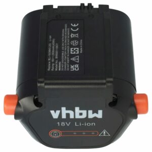 Bateria vhbw substitui Gardena BLi-18, 9839-20, 9840-20 - 2500 mAh 18 V Li-Ion