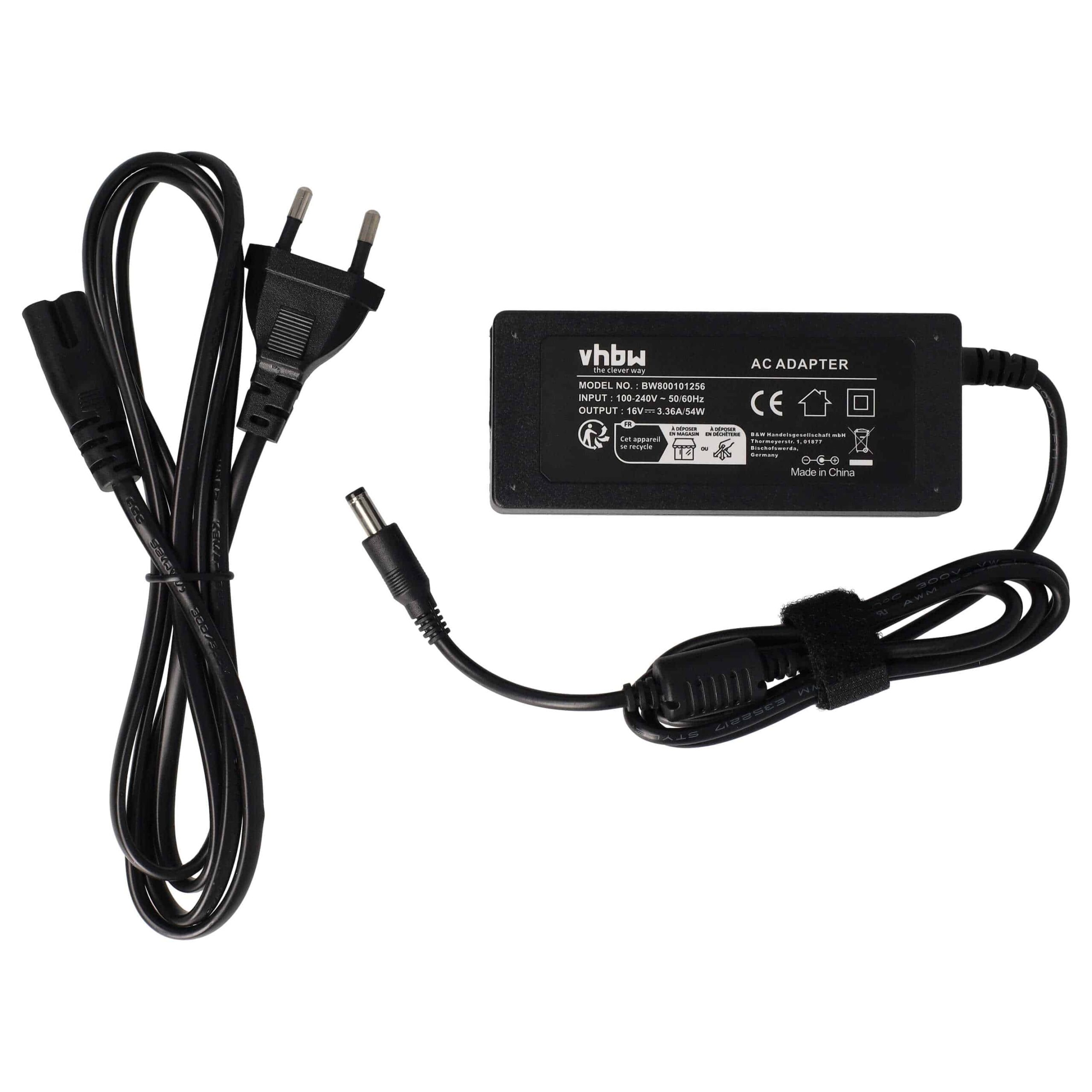 Carregador / Transformador para Portátil IBM Lenovo ThinkPad (16V / 3.36A / 54W) - vhbw