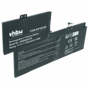 Bateria para Portátil vhbw para Acer AP16A4K / KT.00304.003 - 3700 mAh