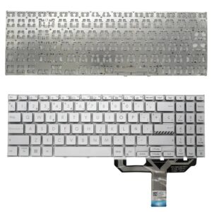 Teclado Prateado Espanhol para Portátil Asus X1502, X1503 e X1504 — 90NB0ZB1-R30US0